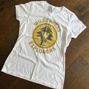Disney “wilderness explorer” tee shirt, women’s small. New with tags!